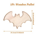 Maple Leaf Wooden Serving Tray, 10.67x11.34 in, Thanksgiving Table Decor