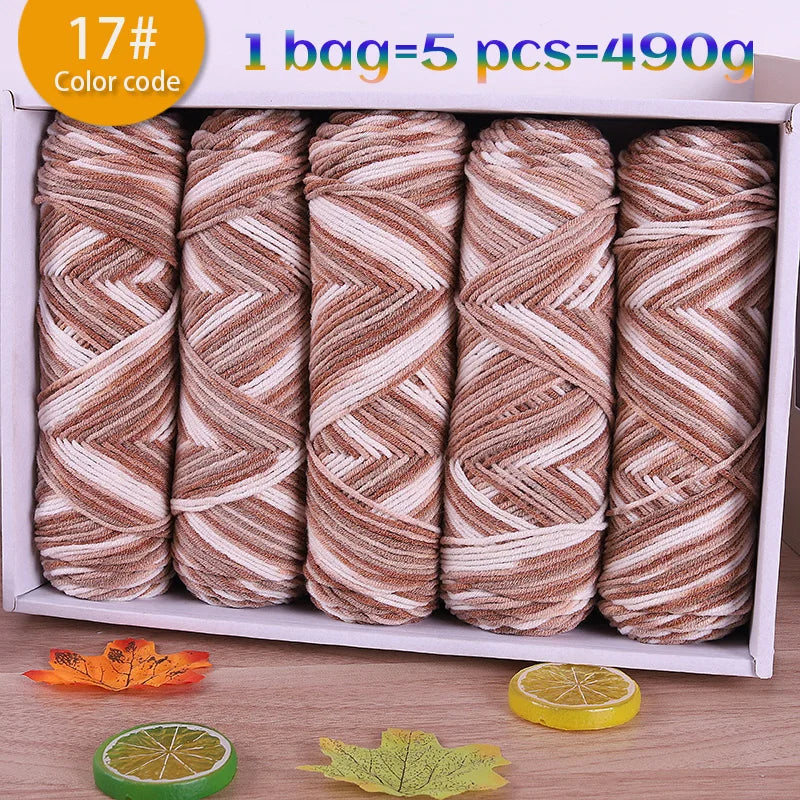 Yarn, Color Gradient for Knitting Sweaters, Scarves, Hats & Handmade Gifts