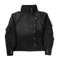 Jacket Women's Gothic Punk Lace-Up Buckle Strap Red Cross Y2K Harajuku Grunge