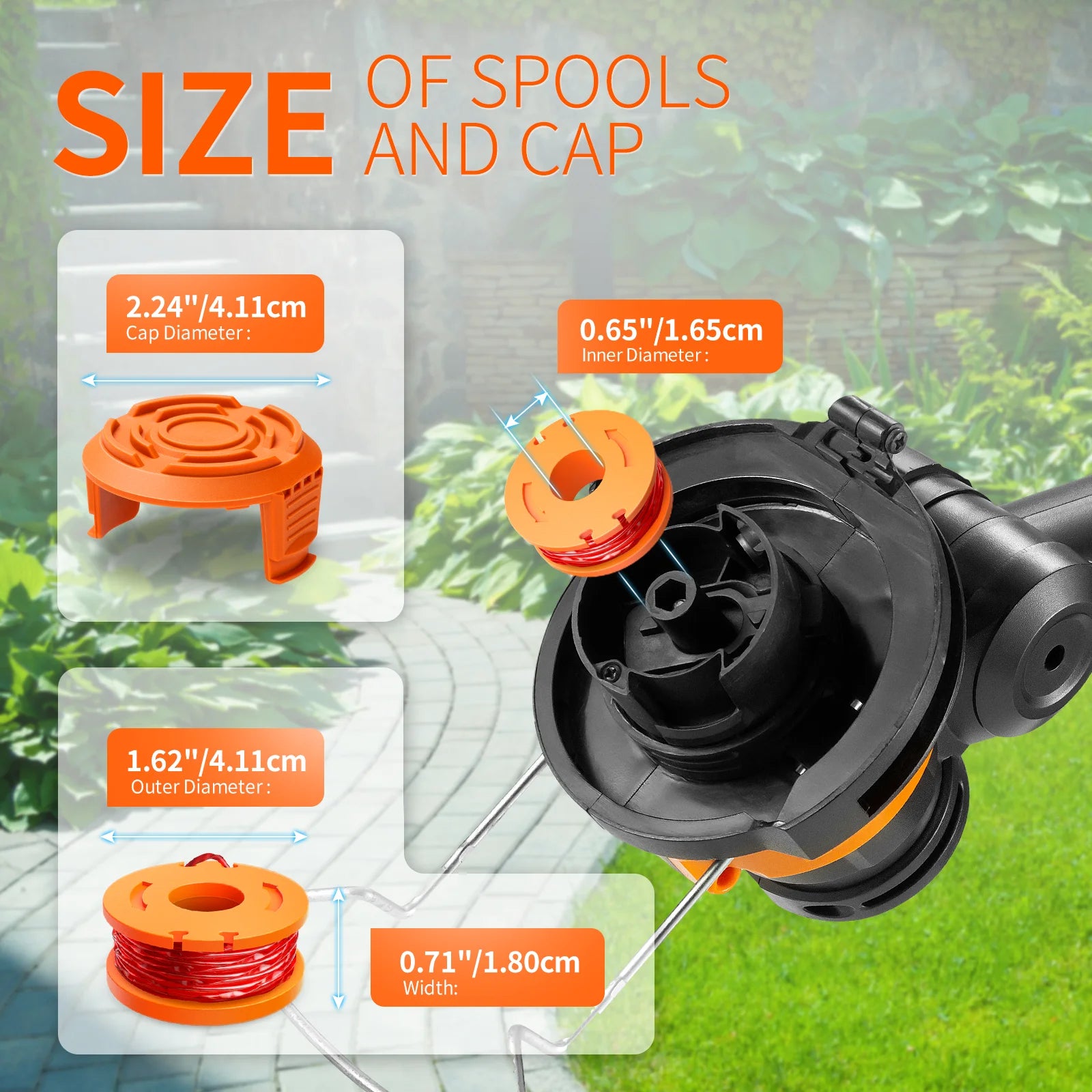 Worx Trimmer Line Spool Refills 10 spools or 20 spools