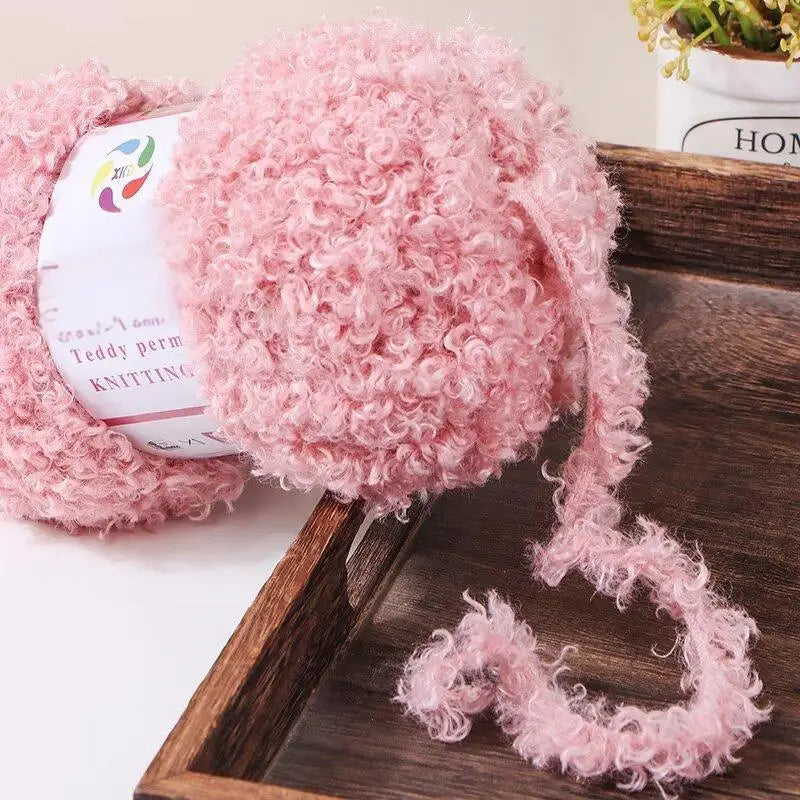 Yarn, Teddy-Style Faux Fur for Scarves, Sweaters, Bags & Cozy Home Crafts