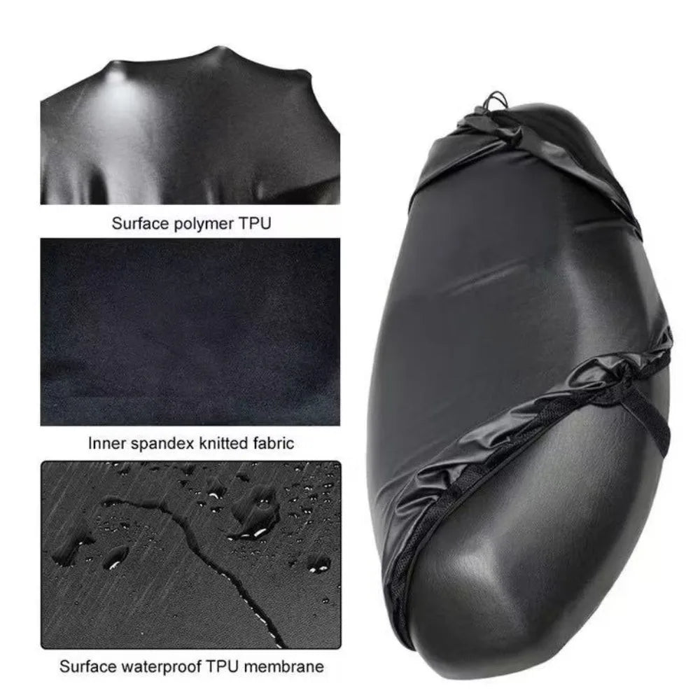 Motorcycle Seat Cover Elastic PU Premium Quality Replacement Accessory