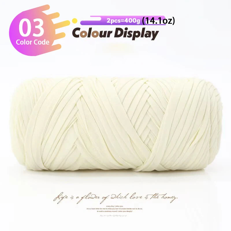 Yarn, Fabric Strip for Handmade Bags, Slippers, Hats & Storage Baskets