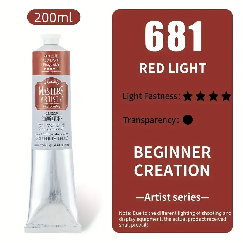 Oil Paint Jumbo Tube, Marie's 200ml — 14 Colors, Artist Grade