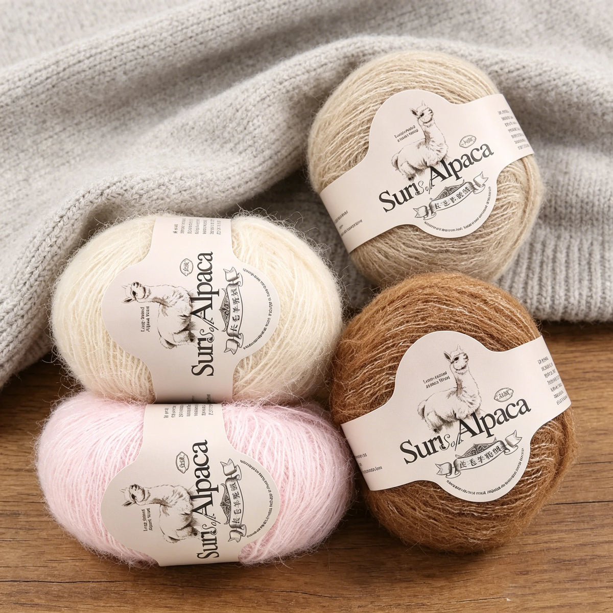 Yarn, Long-Pile Multicolor for Sweaters, Gloves, Shawls & Decorative Crafts