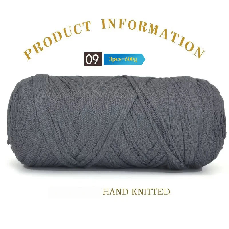 Yarn, Fabric Strip for Crochet Bags, Slippers, Hats, Cushions & Baskets