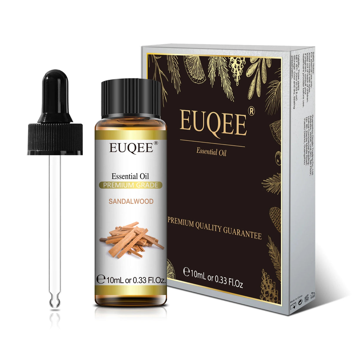 EUQEE Pure Essential Oil 10ml 31 Scents Dropper Diffuser Candle Soap Massage