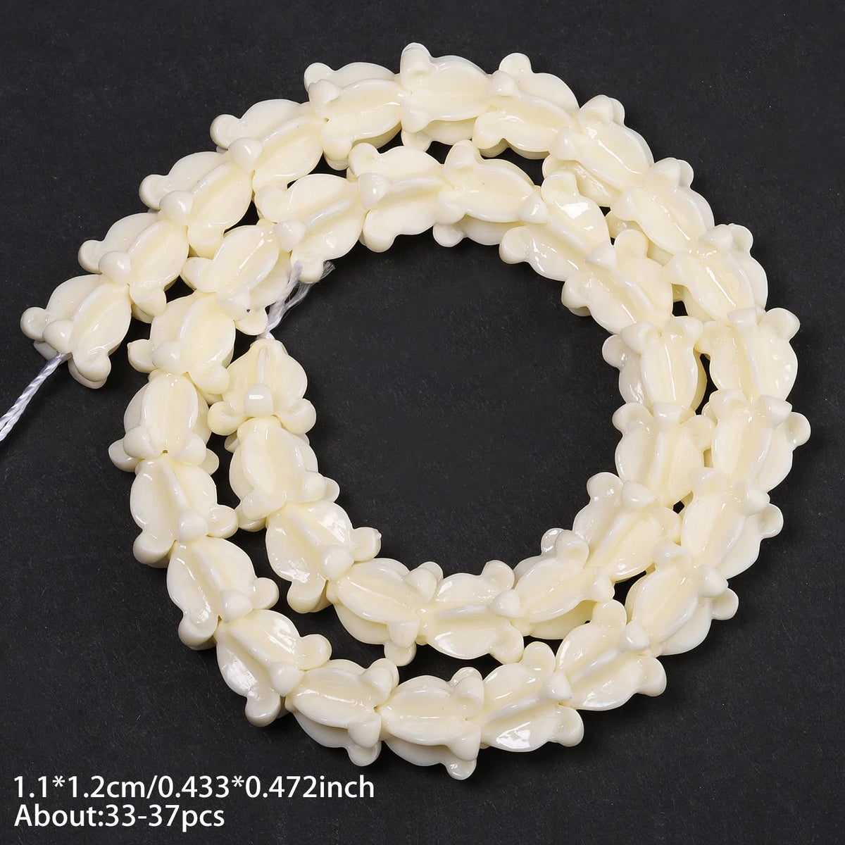 Shell Powder Beads Hawaiian Pikake Crown Flower for DIY Jewelry Making