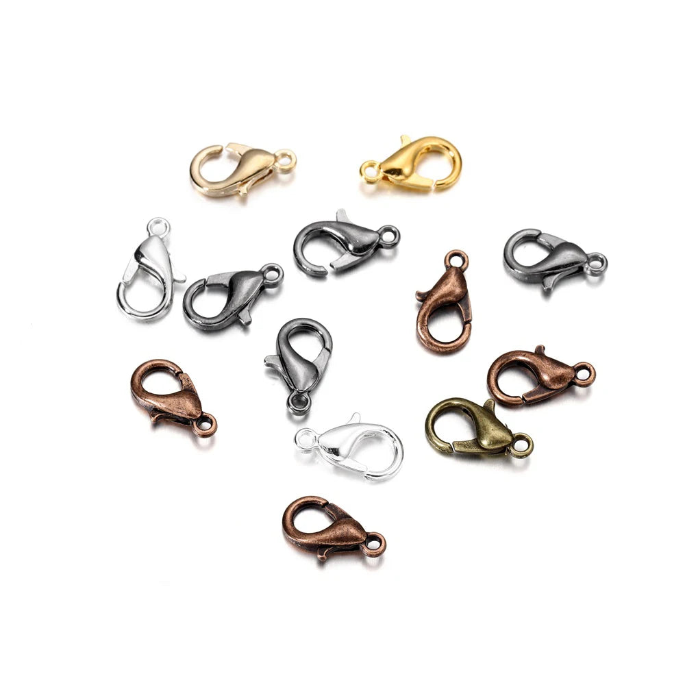 Necklace Chain Kit Iron Links Clasps Jump Rings DIY Jewelry Making