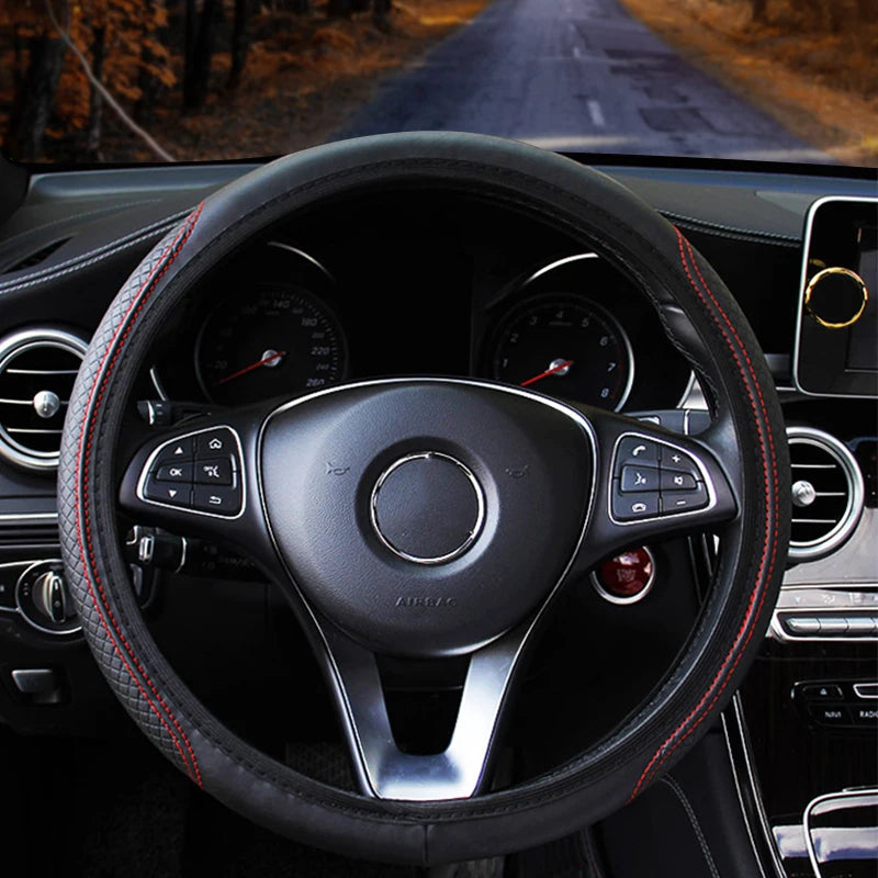37-39CM Steering Wheel Cover Anti Steering Wheel Cover Anti-Slip Comfort