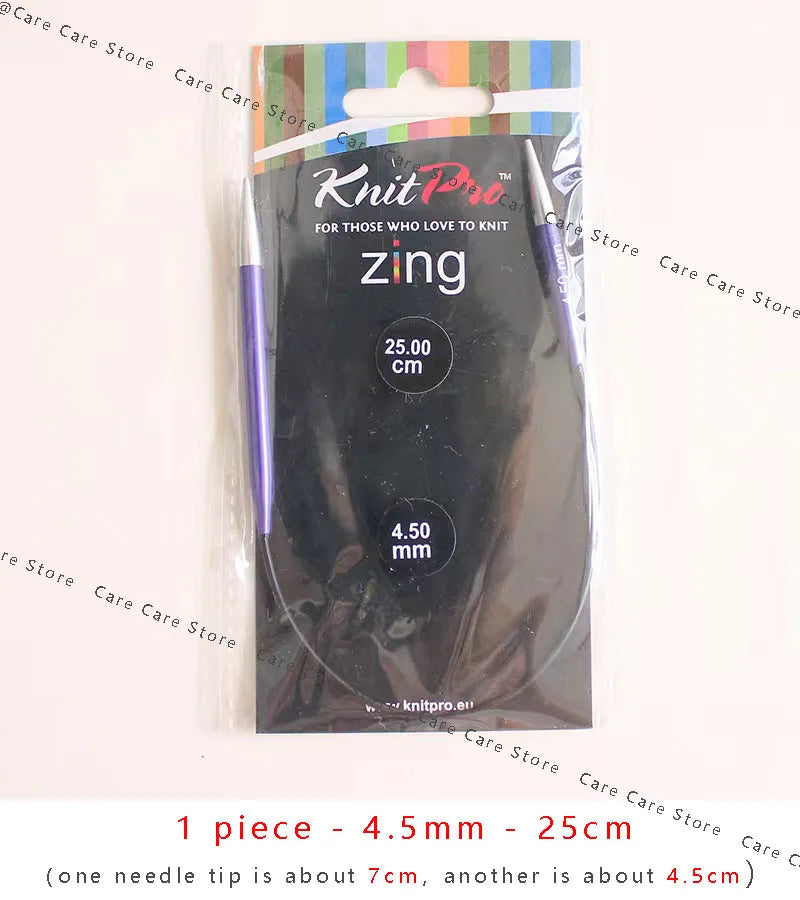 Knitting Needles, KnitPro Zing Asymmetrical Circular for Sleeves & Socks