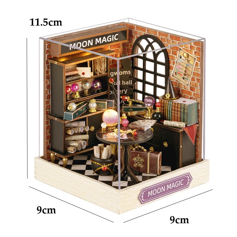DIY Book Nook Kit Retro Premium Quality Replacement Accessory