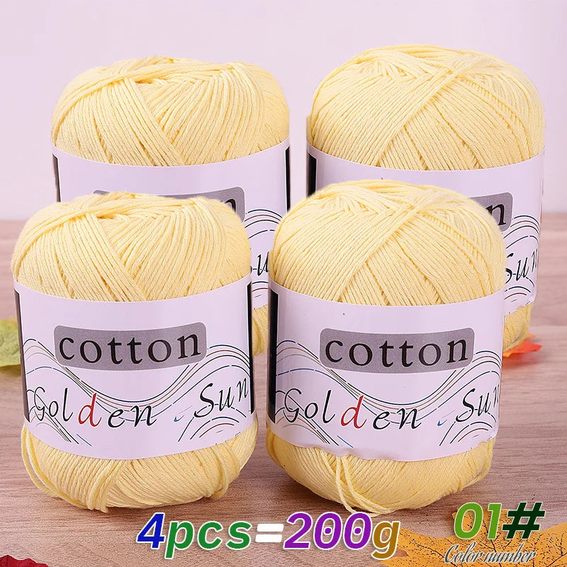 Yarn, Medium-Fine for Crochet Sweaters, Vests, Hats & Small Blankets