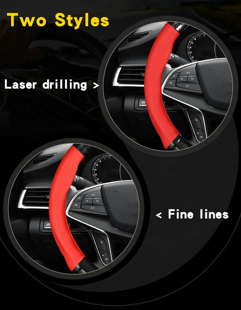 Universal Car Steering Wheel Cover Steering Wheel Cover Anti-Slip Comfort
