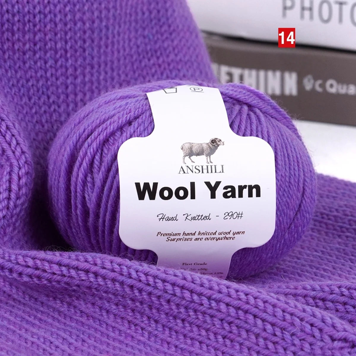 Yarn, Medium-Thick for Sweaters, Scarves, Gloves, Blankets & Cozy Crafts