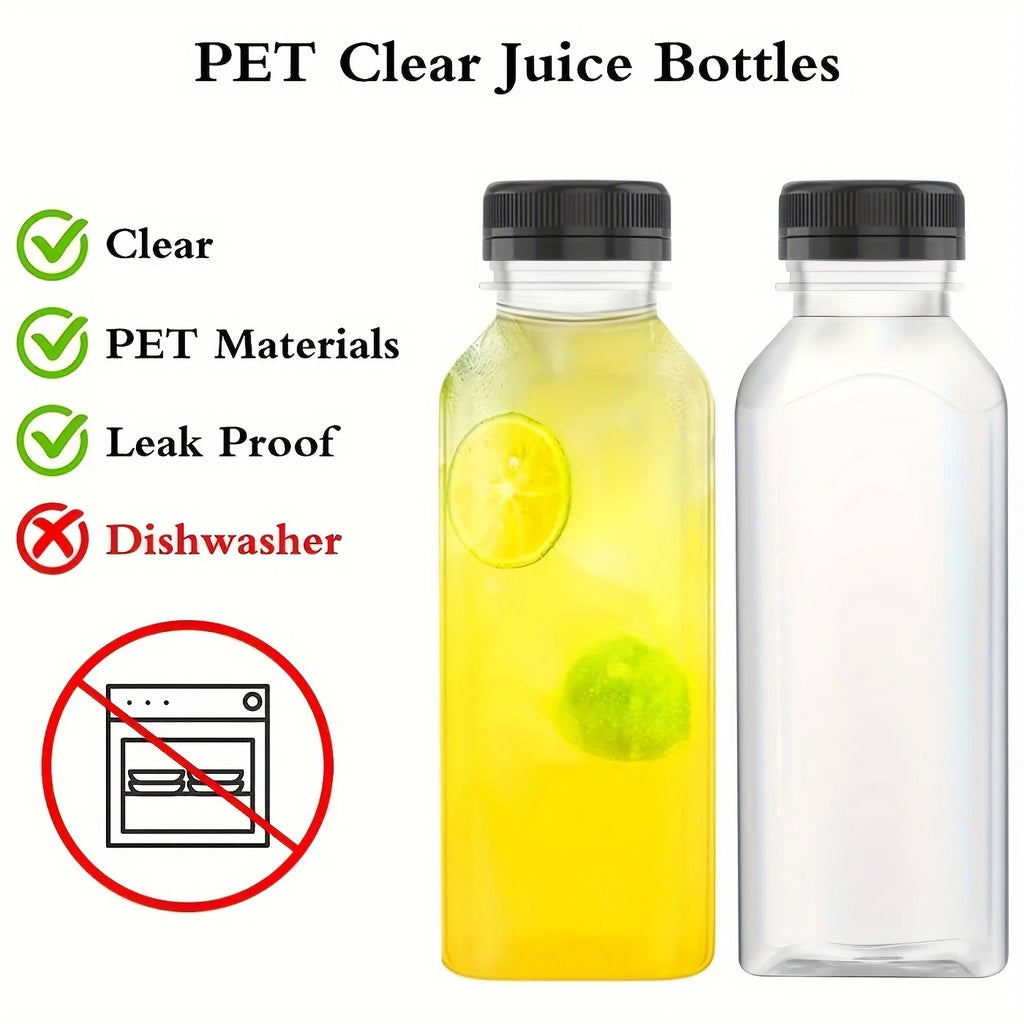 Bottles Empty Clear Plastic Bulk Containers 10 Pack