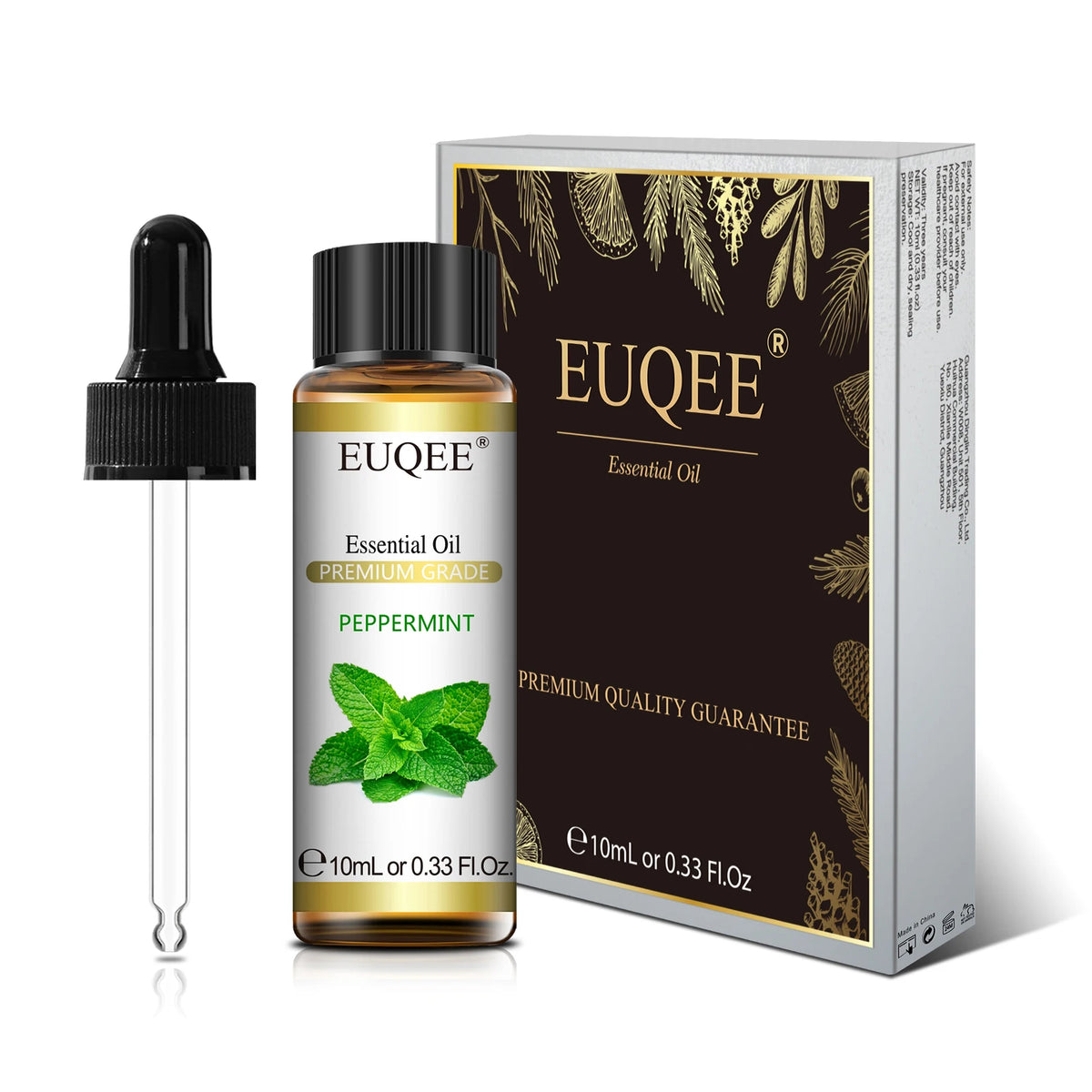 EUQEE Pure Essential Oil 10ml 31 Scents Dropper Diffuser Candle Soap Massage