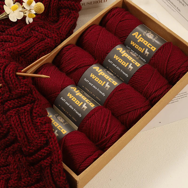 Yarn, Chunky for Knitting Sweaters, Coats, Hats, Gloves & Leg Warmers