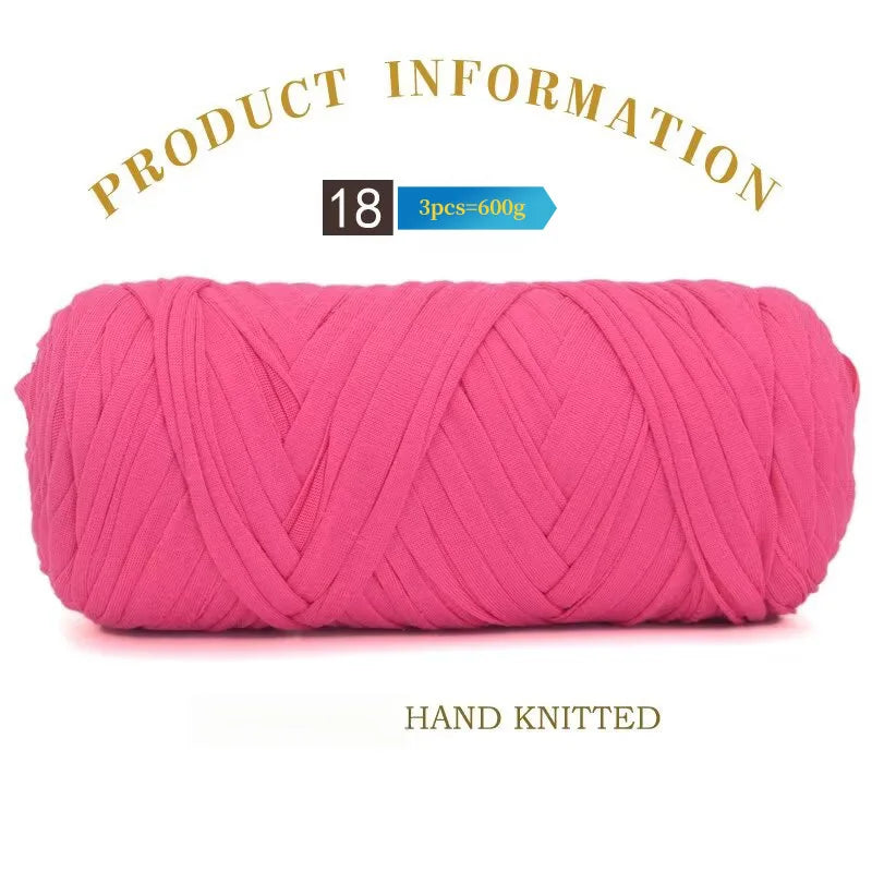 Yarn, Fabric Strip for Crochet Bags, Slippers, Hats, Cushions & Baskets