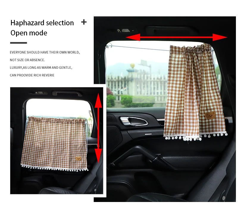 Universal Car Sun Shade Curtains Car Sun Shade UV Protector