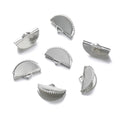 Cord End Crimps Alloy Ribbon Leather Clip Caps DIY Jewelry Making Craft Supplies