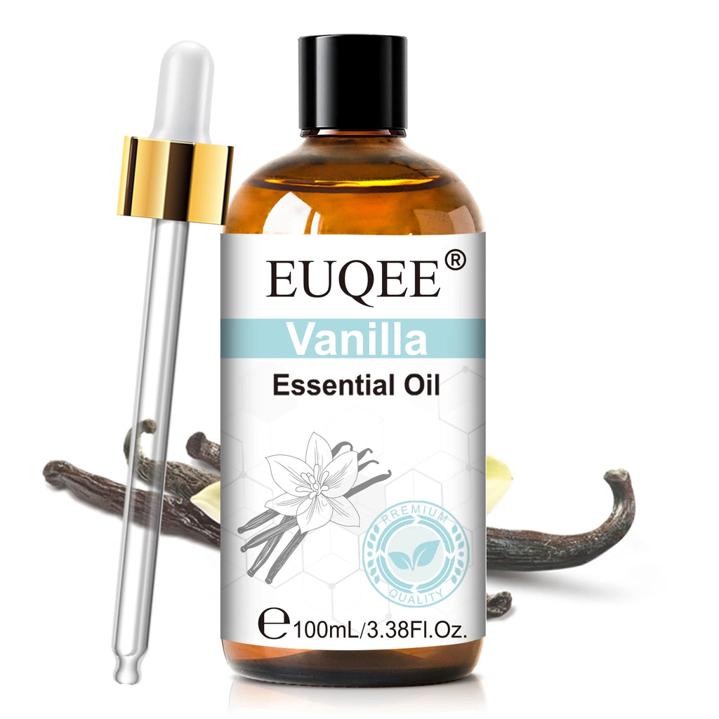 EUQEE 100ml Essential Oil For Aromatherapy,Diffuser,Candle Making Lavender Vanilla Sandalwood Lemongrass Aroma Essential Oil