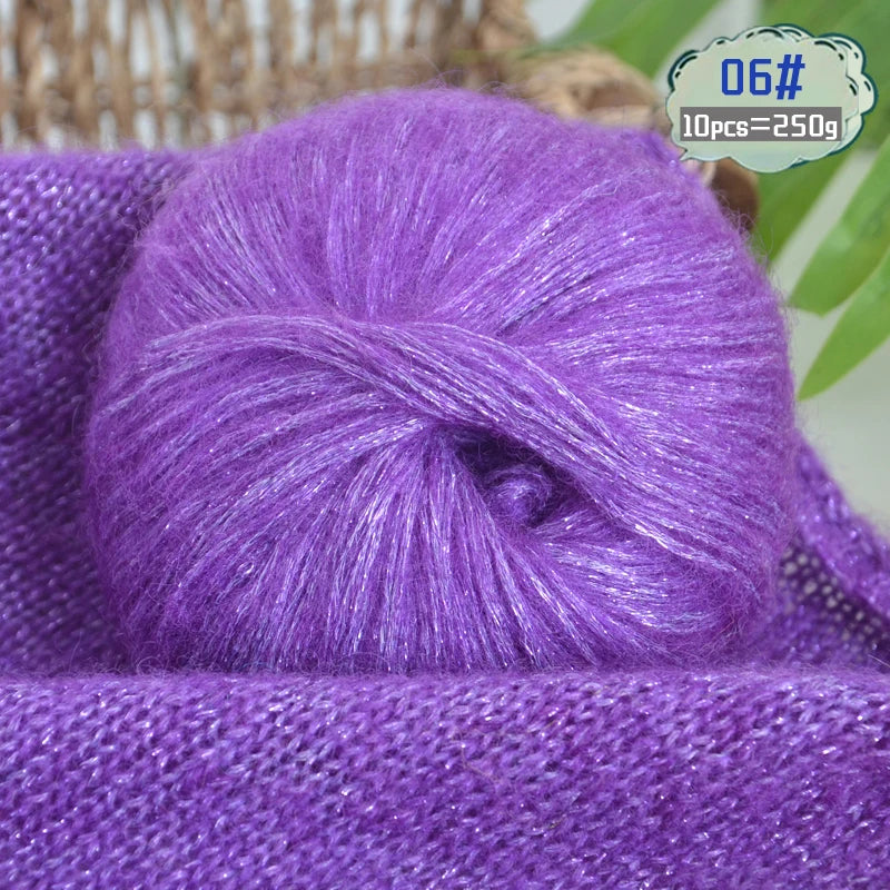 Yarn, Glitter Effect for Knitting Sweaters, Scarves, Hats & Handmade Gifts