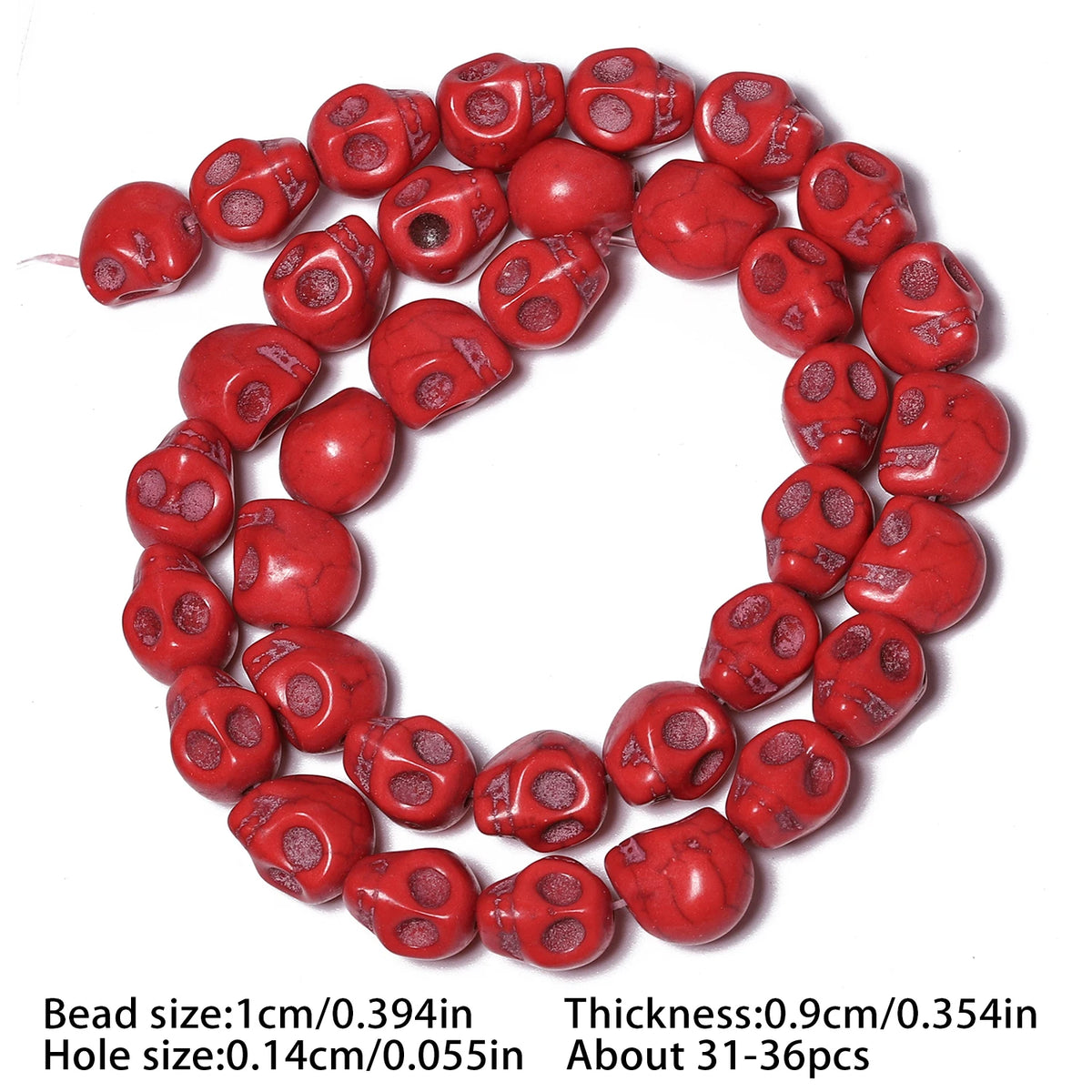 Stone Beads Halloween Pumpkin Skull Howlite Styles for DIY Jewelry Making