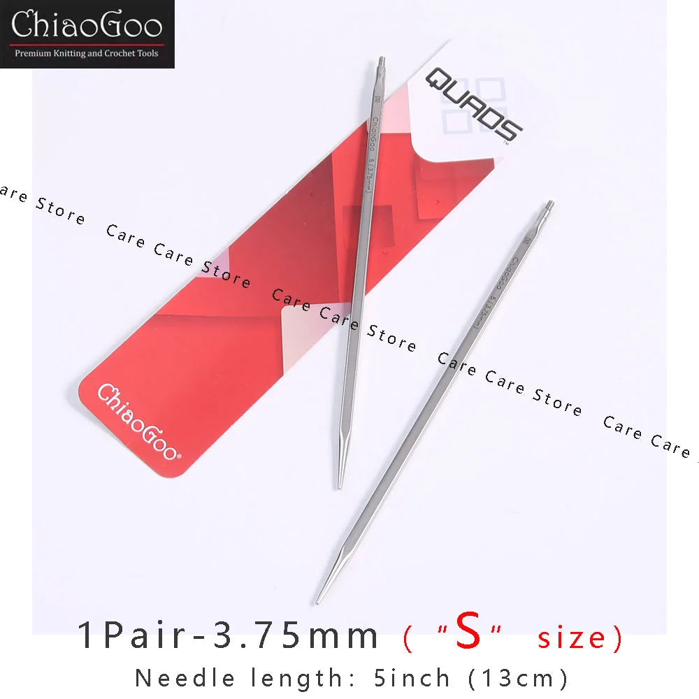 Knitting Needle Tips, ChiaoGoo QUADS Cubic for Interchangeable Yarn Crafts