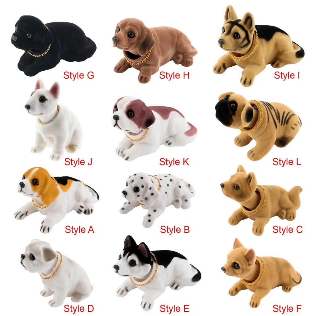 Shaking Head Dog Car Ornaments Car Dashboard Ornament Decoration