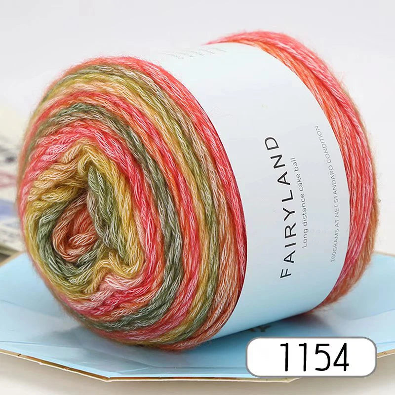 Yarn, Rainbow Gradient for Crochet Sweaters, Scarves, Hats & Shawls