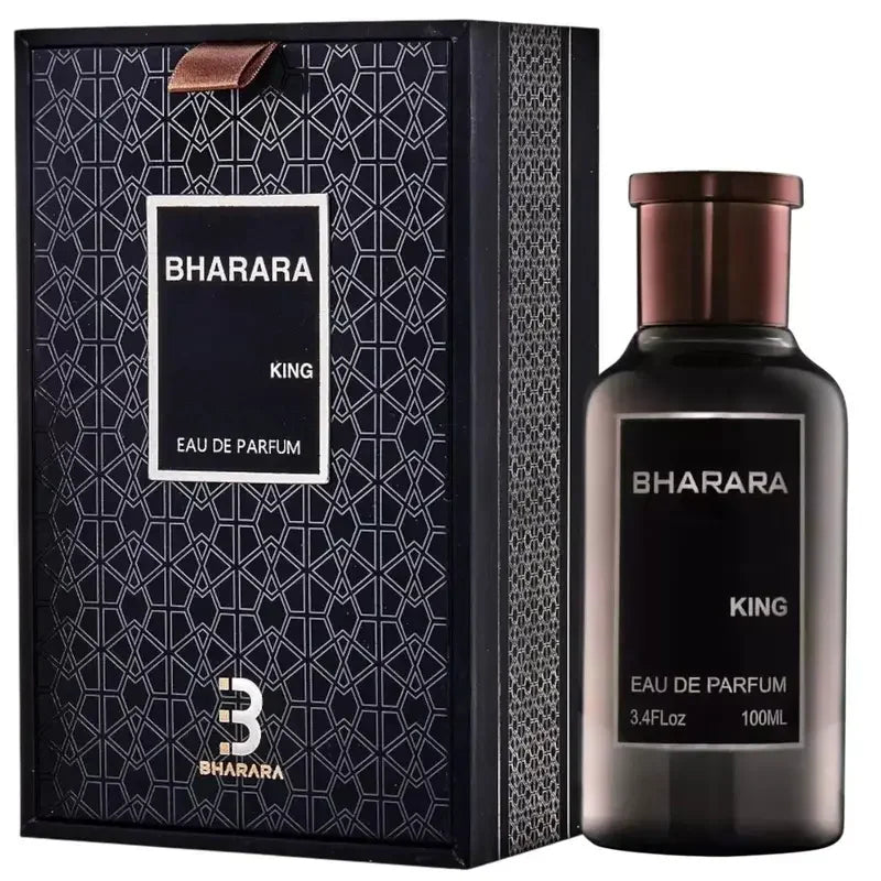 Bharara King Men's Cologne Eau de Parfum 3.4 oz Woody Spicy with Travel Spray