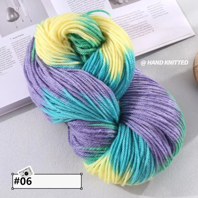 Yarn, Chunky Color Gradient for Handmade Coats, Scarves, Hats & Gloves