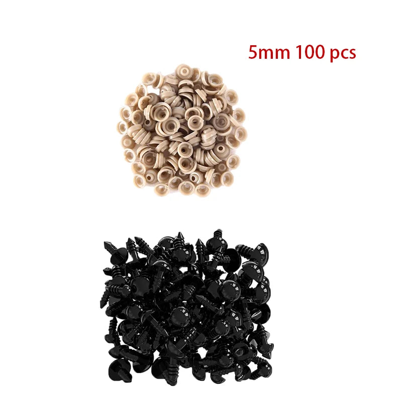5/6//7/8/9/10/12/14/18/20mm Plastic Safety Eyes For Premium Quality Replacement Accessory