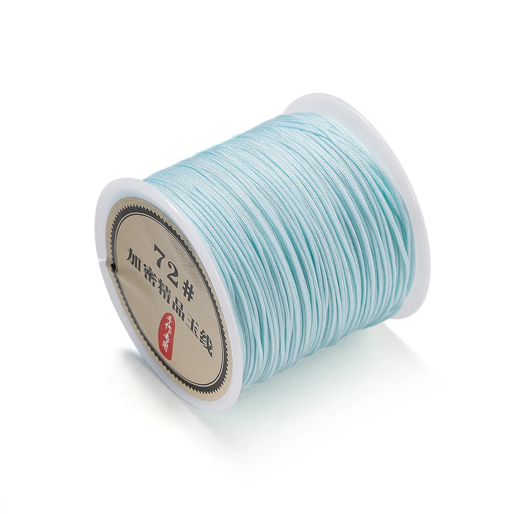 Beading Cord Nylon Chinese Knot Bracelet Braided String Tassel Craft Supplies
