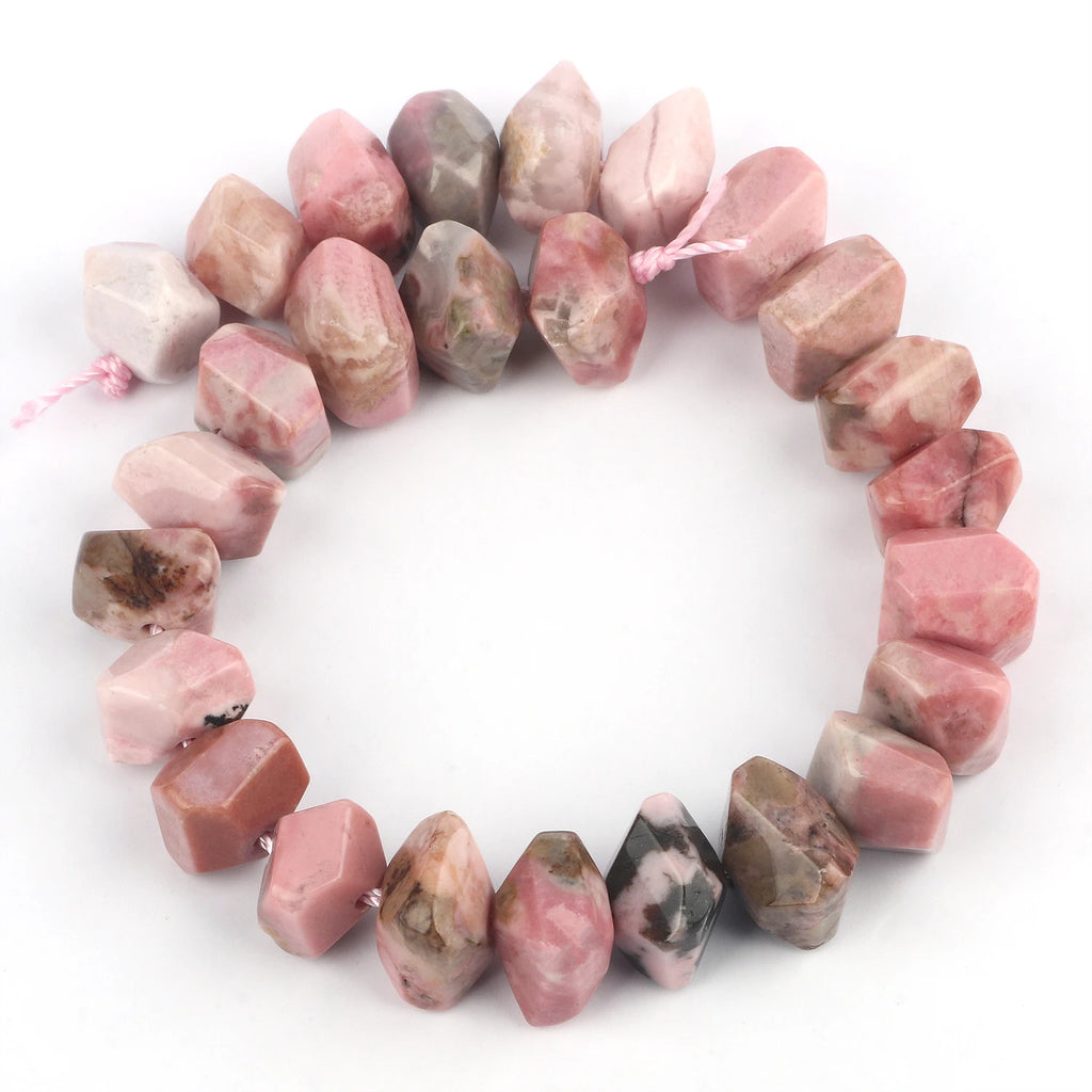 Beads Stones Rose Quartz-Style Apatite Opal Tiger Eye Irregular Craft Beads