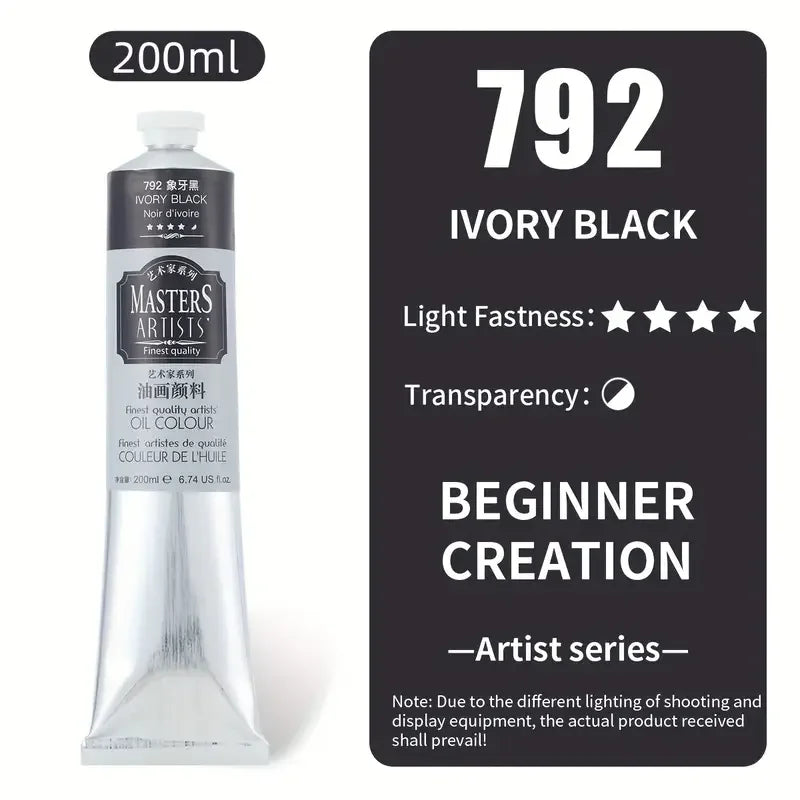 Marie's Oil Paint — 200ml Jumbo Tube, 14 Colors Available