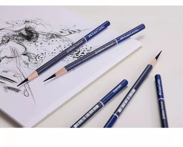 Faber-Castell Goldfaber Charcoal Pencils — 5 or 10 Piece Mixed Set