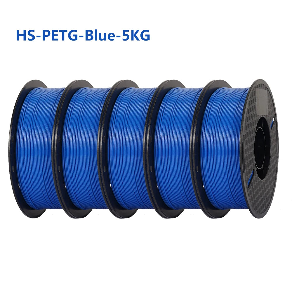 KINGROON 5/10KG Hyper PETG Filament, High Speed 3D Printer Filament,1kg/Spool (2.2lbs), 3D Printer Filament Good Toughness Non-Toxic