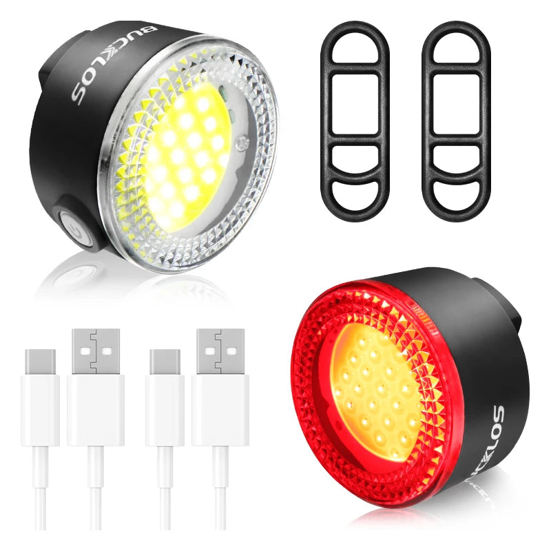 BUCKLOS COB Bike Taillights Headlight Premium Quality Replacement Accessory