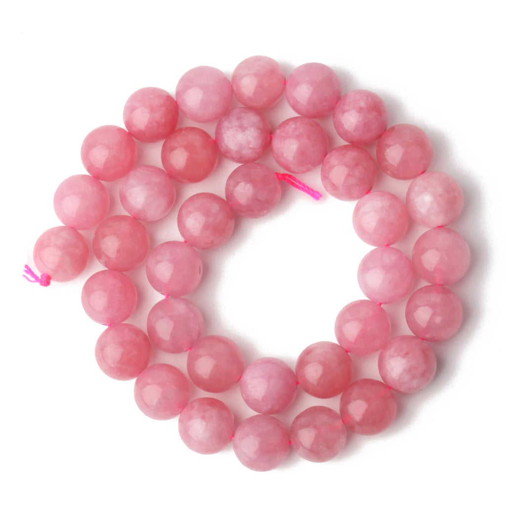 Stone Beads Round Purple Amethyst-Style for DIY Jewelry Making Bracelet Supplies