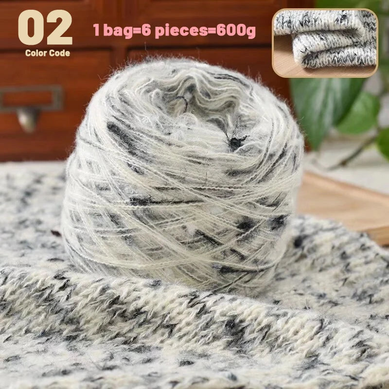 Yarn, Rainbow Colors for Sweaters, Scarves, Hats, Blankets & Shawls