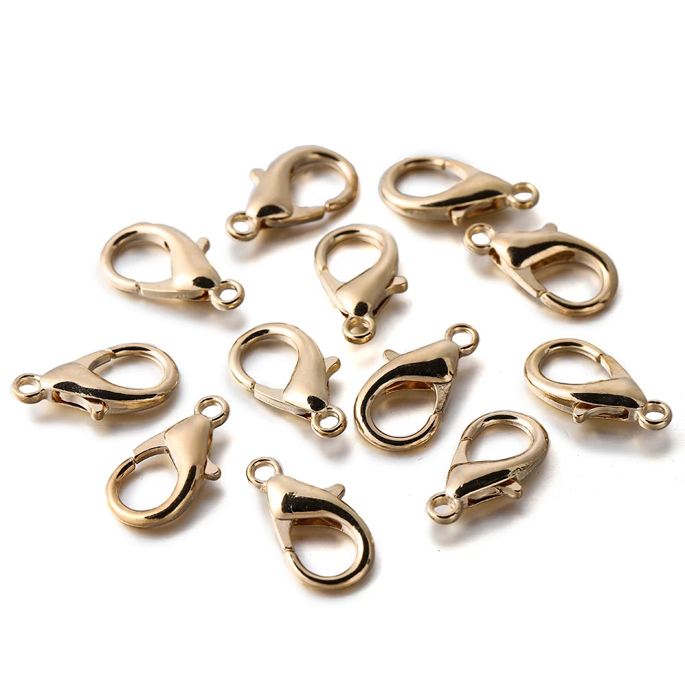 Lobster Clasps Metal Bracelet Necklace Connectors DIY Jewelry Making