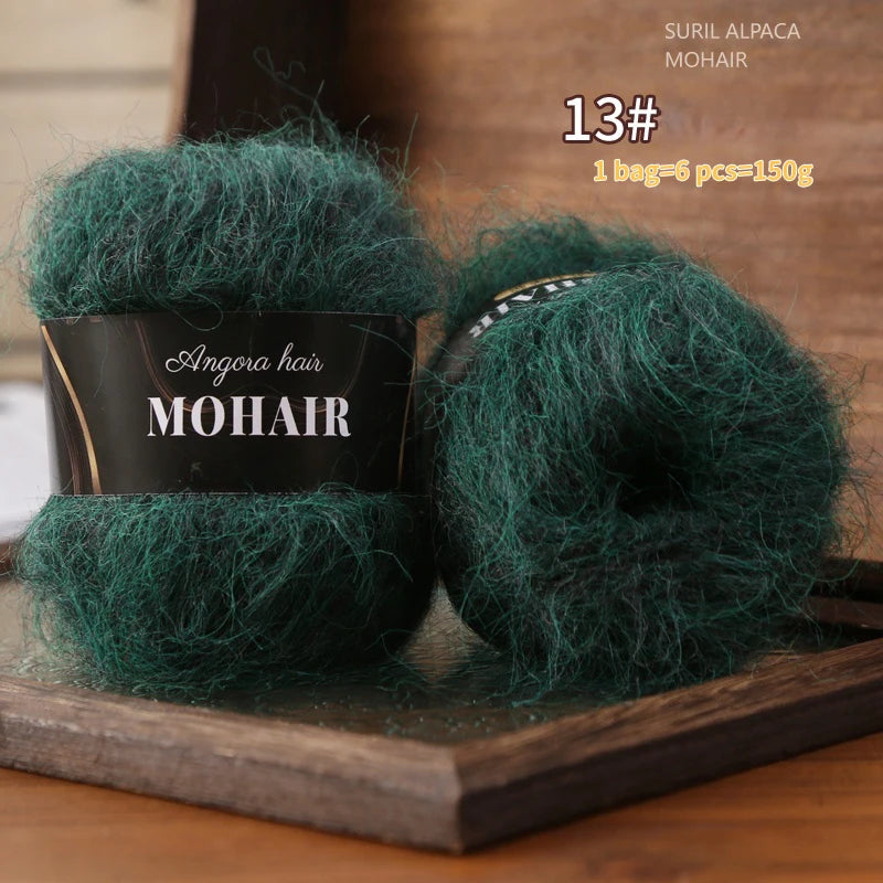 Yarn, Colorful for Crochet Sweaters, Openwork Coats, Hats & Shawls