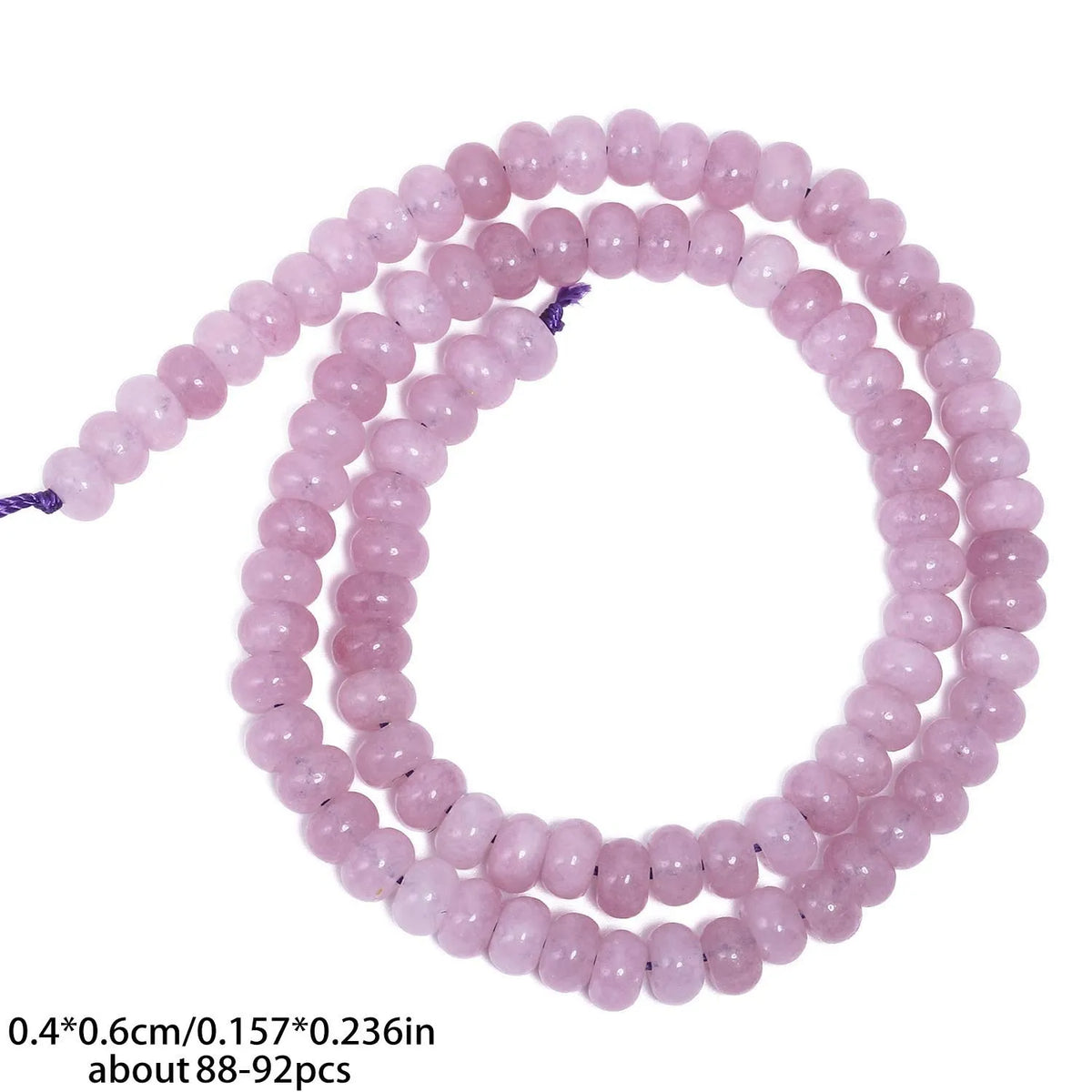 Stone Beads Multicolor Jade-Style Abacus Spacers for DIY Jewelry Making