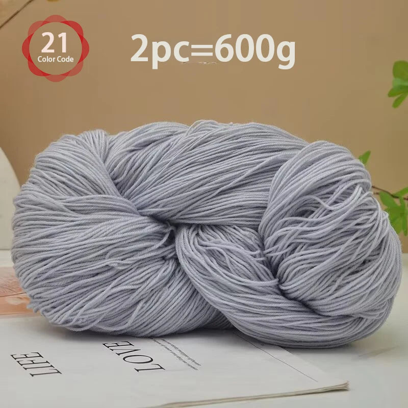 Yarn, Medium-Fine for Knitting Sweaters, Scarves, Vests & Handmade Blankets