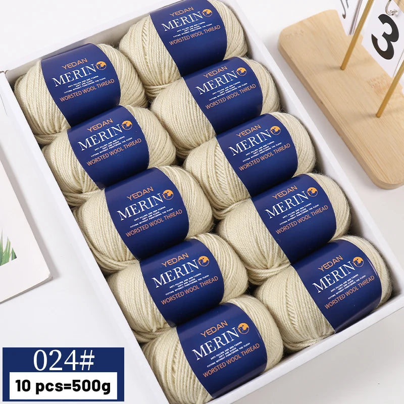 Yarn, Fine for Hand Knitting Sweaters, Scarves, Hats & Winter Accessories