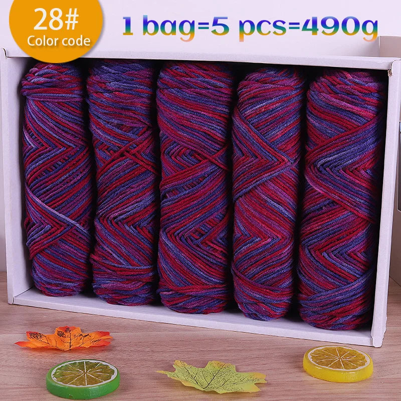 Yarn, Color Gradient for Knitting Sweaters, Scarves, Hats & Handmade Gifts