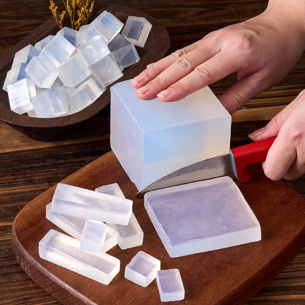 1000g Clear White Soap Base DIY Handmade Aromatherapy Soap Raw Material Glycerin for Bath Foaming Butter Craft Making Supplies