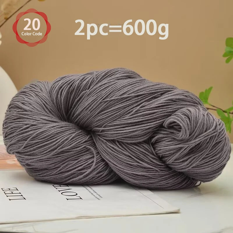 Yarn, Medium-Fine for Knitting Sweaters, Scarves, Vests & Handmade Blankets